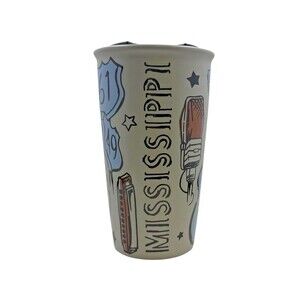 Starbucks Mississippi Ceramic Travel Coffee Mug